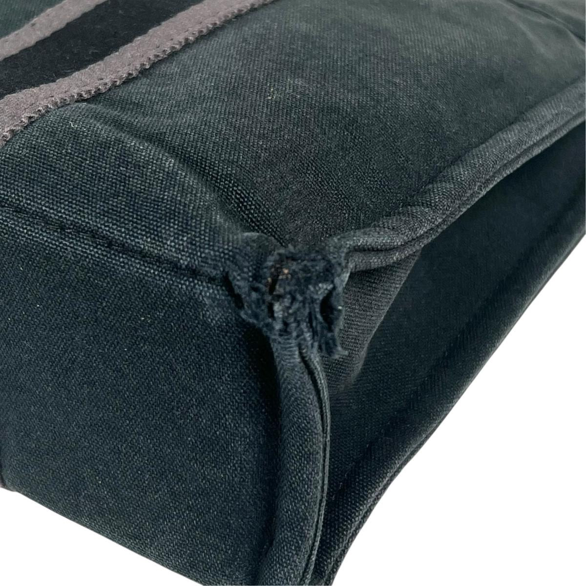 エルメス HERMES トートバッグ
 ハンドバッグ キャンバス フールトゥPM キャンバス ブラック 【SS】
 【中古】