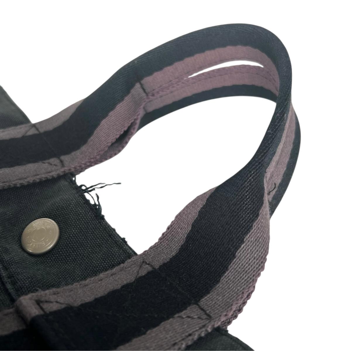 エルメス HERMES トートバッグ
 ハンドバッグ キャンバス フールトゥPM キャンバス ブラック 【SS】
 【中古】