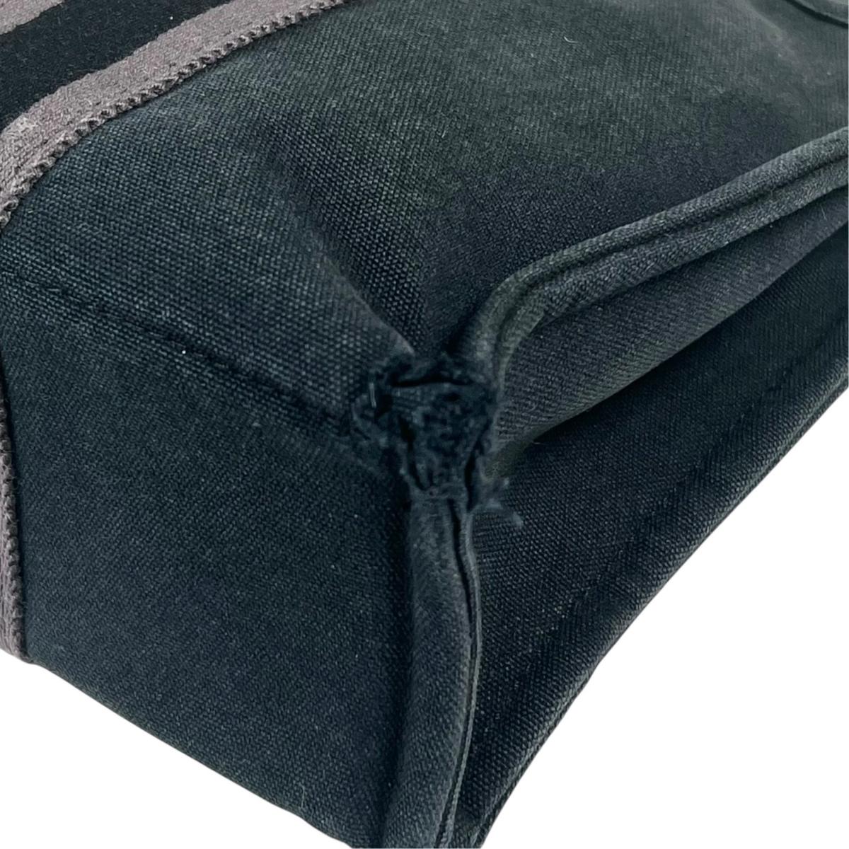 エルメス HERMES トートバッグ
 ハンドバッグ キャンバス フールトゥPM キャンバス ブラック 【SS】
 【中古】