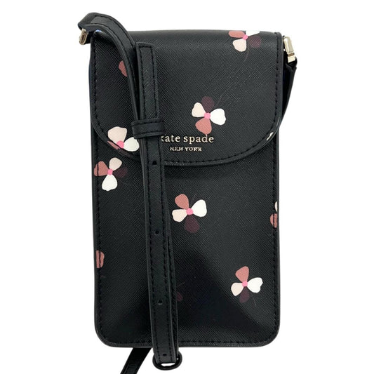 ケイトスペード Kate Spade ショルダーバッグ
 ショルダーバッグ フローラル柄 Dusk Buds レザー ブラック 【SS】
 【中古】
