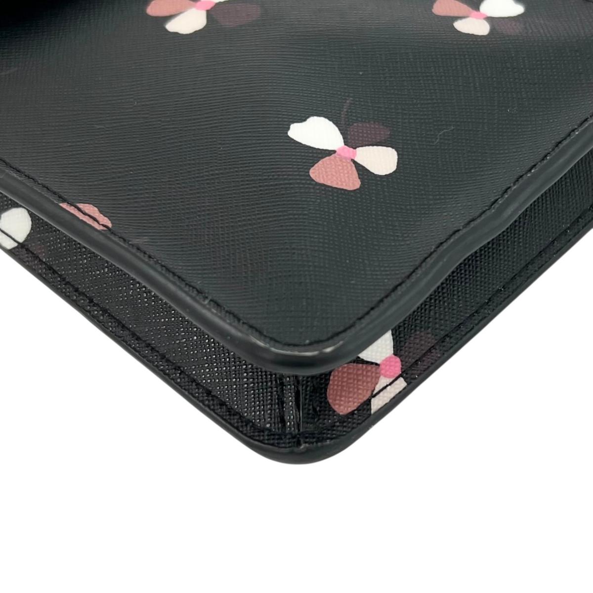ケイトスペード Kate Spade ショルダーバッグ
 ショルダーバッグ フローラル柄 Dusk Buds レザー ブラック 【SS】
 【中古】