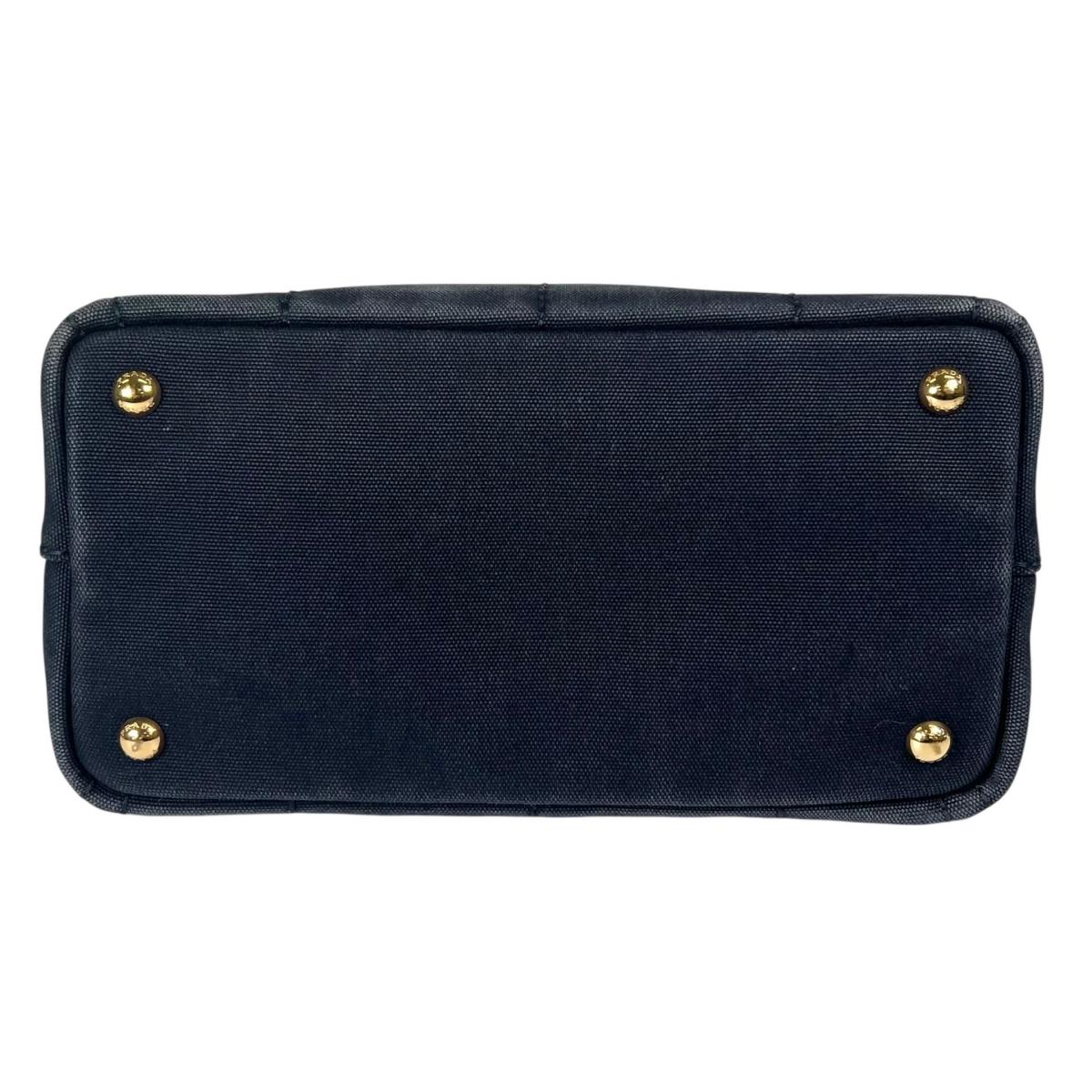 プラダ PRADA トートバッグ
 トートバッグ キャンバス カナパトート デニム ブルー 【SS】
 【中古】