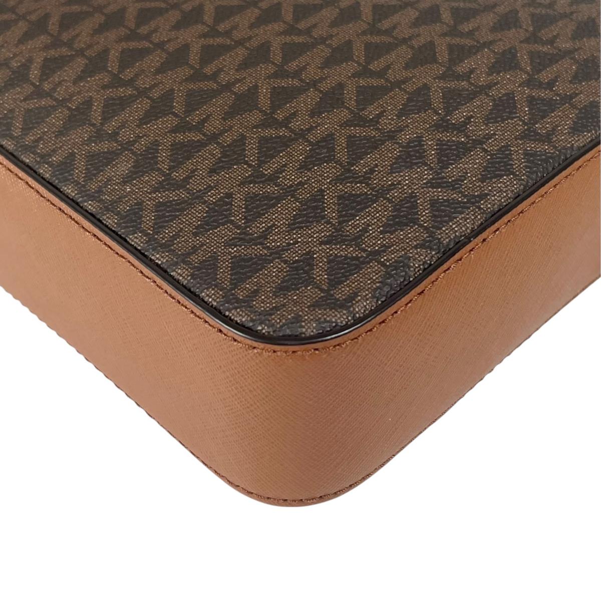 マイケルコース Michael Kors ショルダーバッグ
 チェーンバッグ Jet Set Travel Medium レザー 35F8GTTC3B ブラウン 【SS】
 【中古】