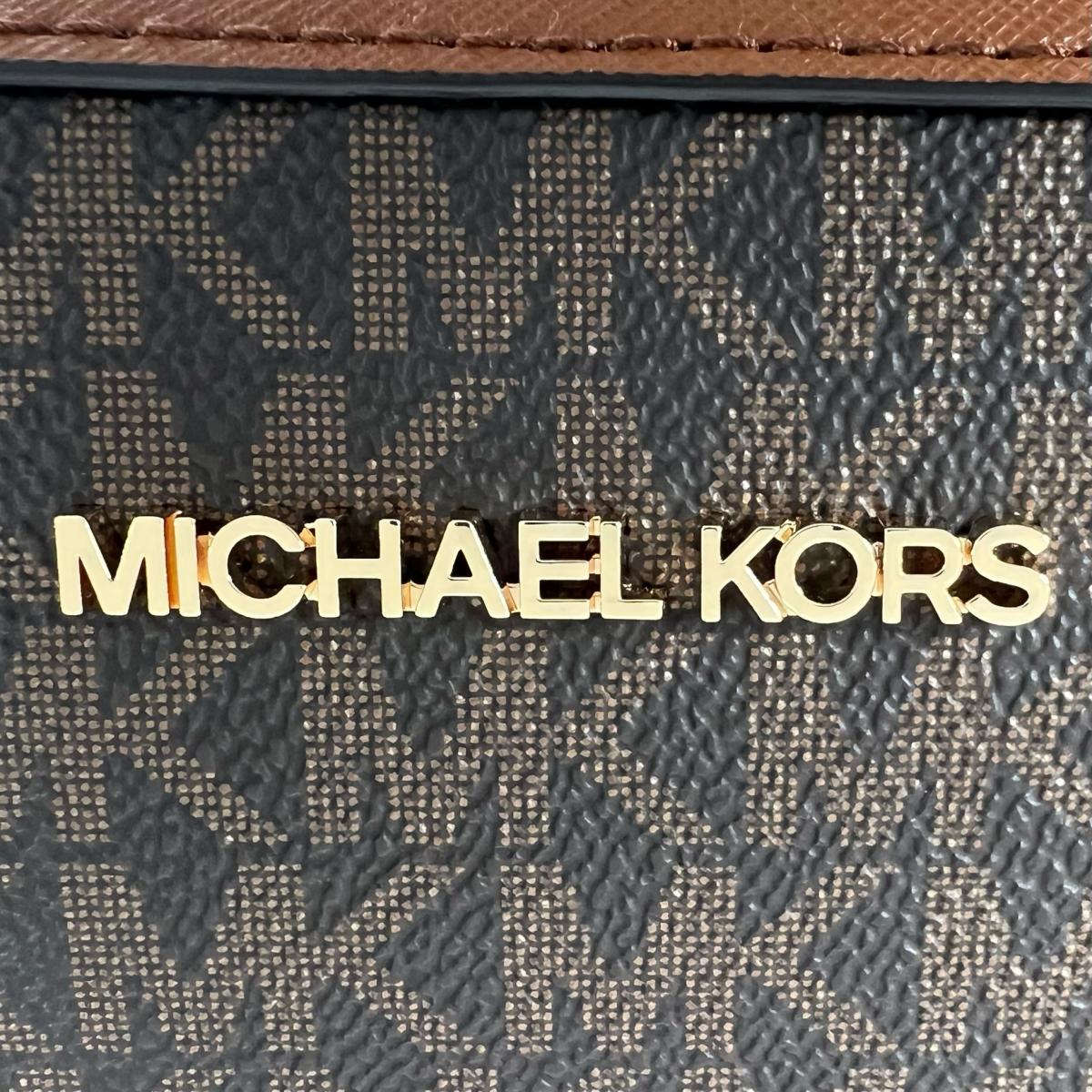 マイケルコース Michael Kors ショルダーバッグ
 チェーンバッグ Jet Set Travel Medium レザー 35F8GTTC3B ブラウン 【SS】
 【中古】