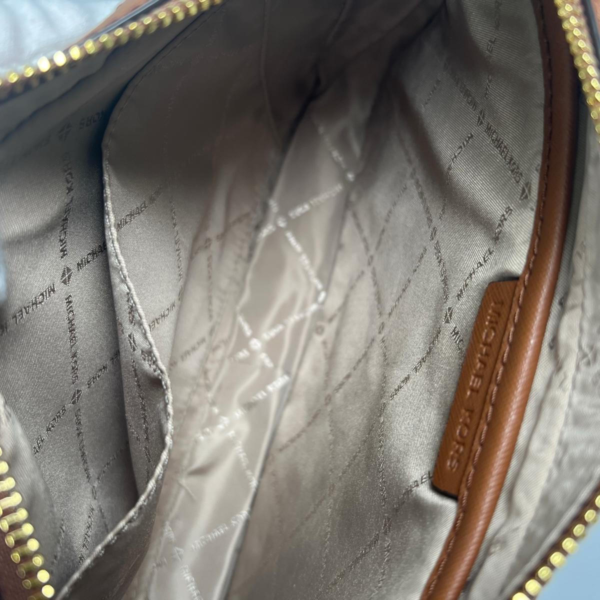 マイケルコース Michael Kors ショルダーバッグ
 チェーンバッグ Jet Set Travel Medium レザー 35F8GTTC3B ブラウン 【SS】
 【中古】