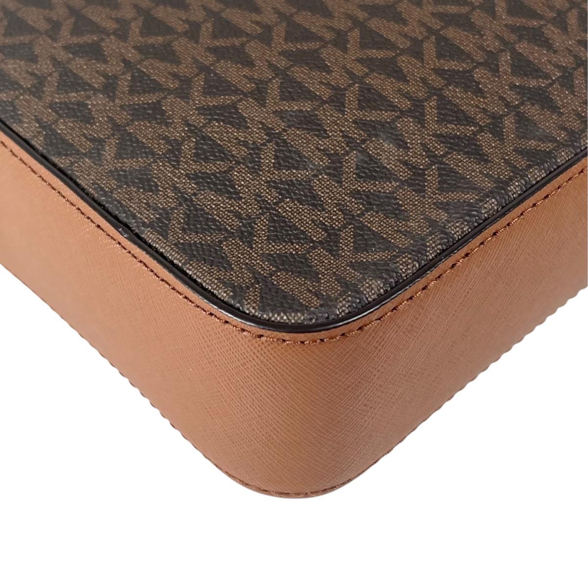 マイケルコース Michael Kors ショルダーバッグ
 チェーンバッグ Jet Set Travel Medium レザー 35F8GTTC3B ブラウン 【SS】
 【中古】