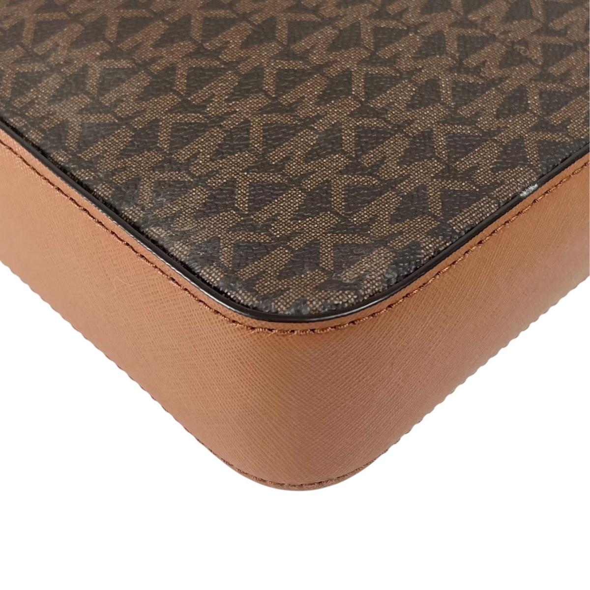 マイケルコース Michael Kors ショルダーバッグ
 チェーンバッグ Jet Set Travel Medium レザー 35F8GTTC3B ブラウン 【SS】
 【中古】