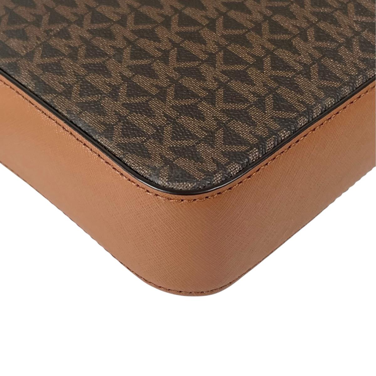 マイケルコース Michael Kors ショルダーバッグ
 チェーンバッグ Jet Set Travel Medium レザー 35F8GTTC3B ブラウン 【SS】
 【中古】