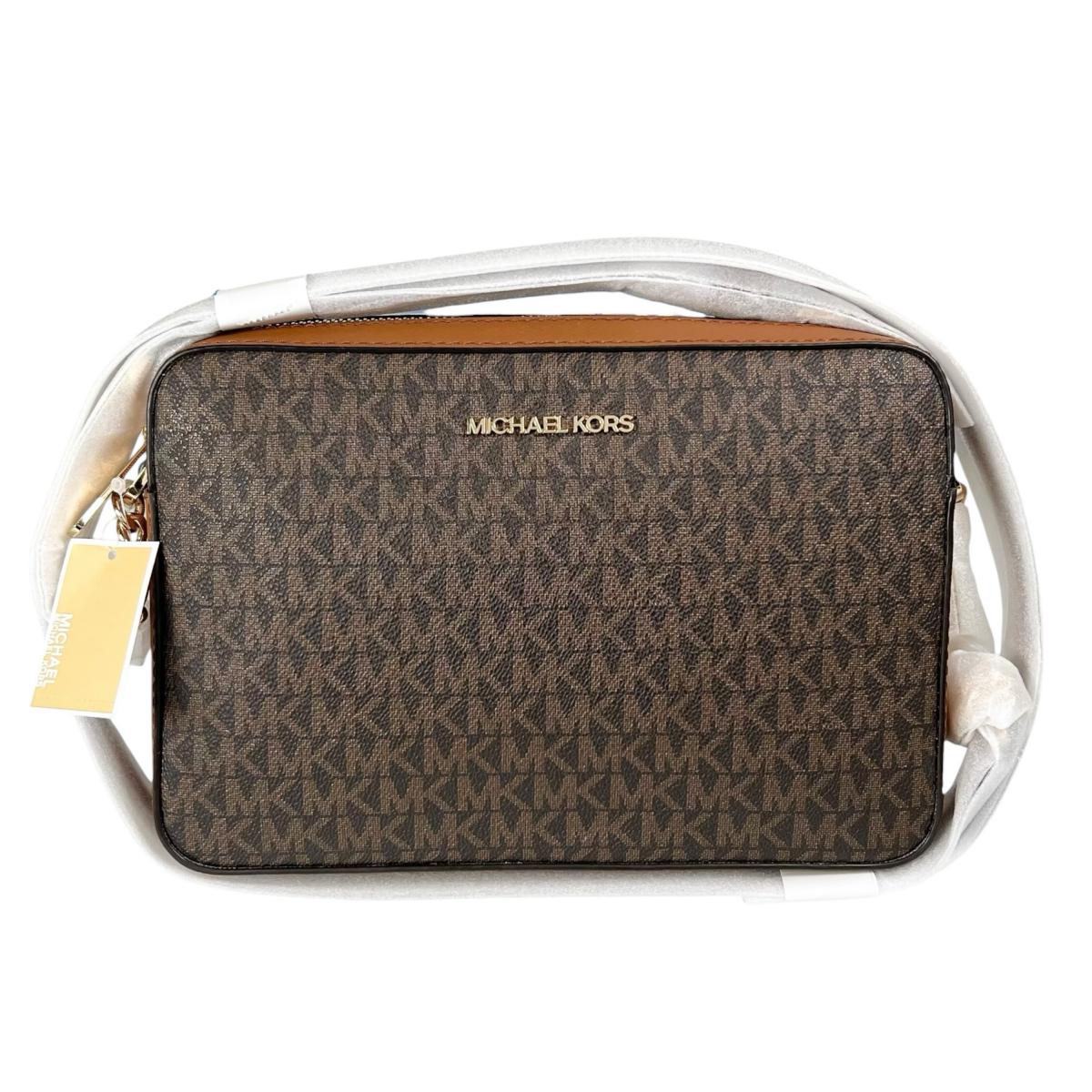 マイケルコース Michael Kors ショルダーバッグ
 チェーンバッグ Jet Set Travel Medium レザー 55H3RBN ブラウン 【SS】
 【中古】