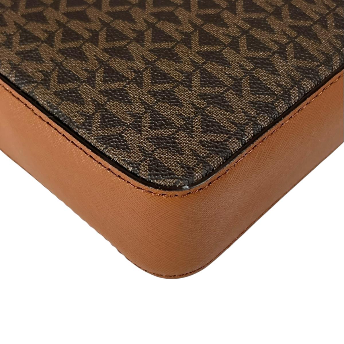 マイケルコース Michael Kors ショルダーバッグ
 チェーンバッグ Jet Set Travel Medium レザー 55H3RBN ブラウン 【SS】
 【中古】