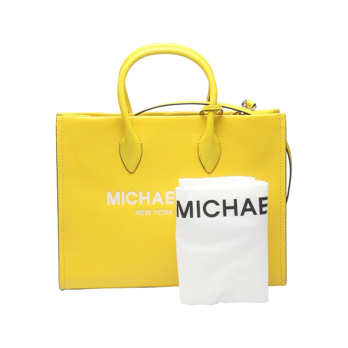 マイケルコース Michael Kors ハンドバッグ
 2WAYバッグ ショルダーバッグ 牛革 イエロー 【中古】