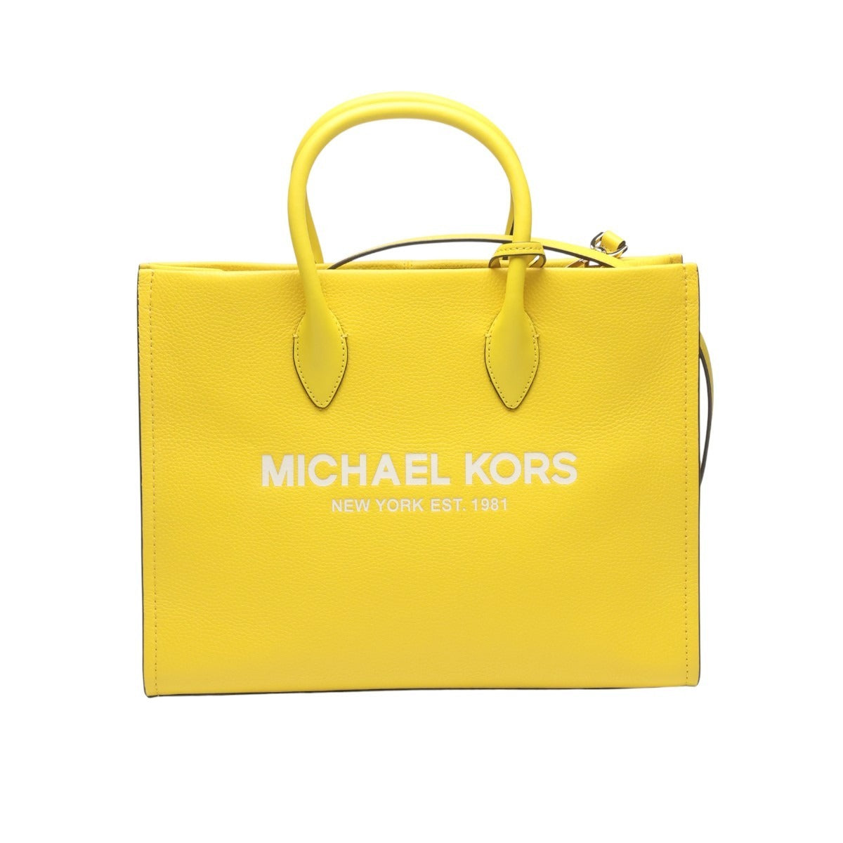 マイケルコース Michael Kors ハンドバッグ
 2WAYバッグ ショルダーバッグ 牛革 イエロー 【中古】