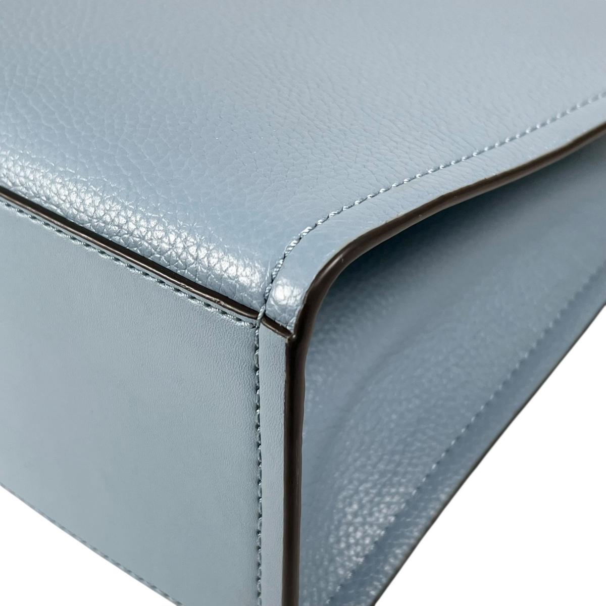 マイケルコース Michael Kors ハンドバッグ
 2WAYバッグ ショルダーバッグ 牛革 35S2G7ZT7L ライトブルー 【中古】