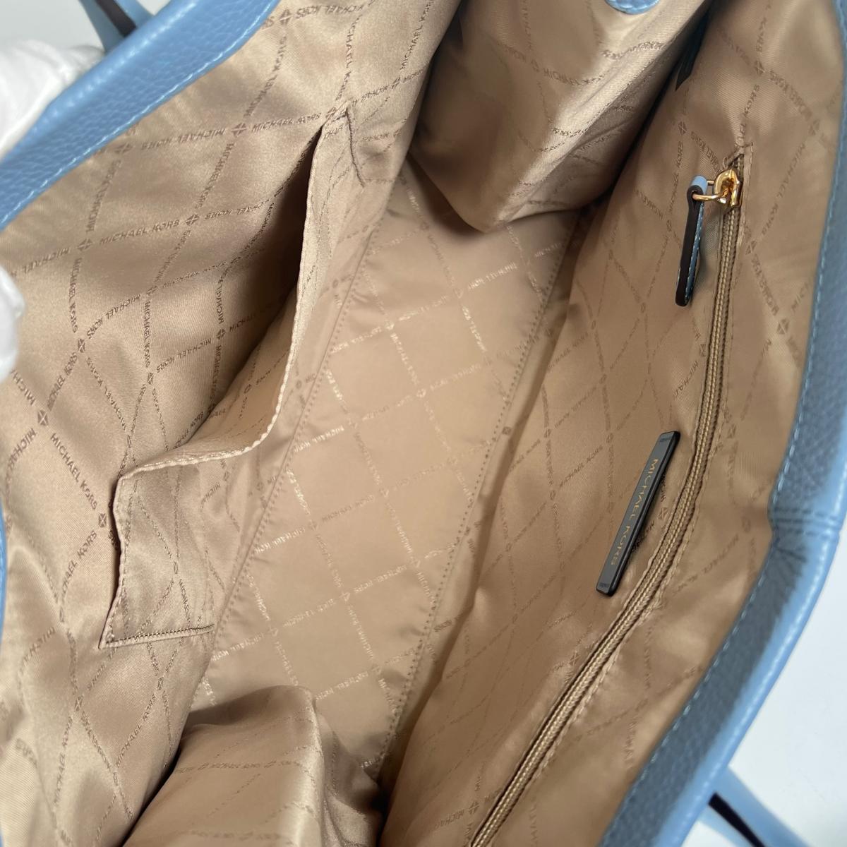 マイケルコース Michael Kors ハンドバッグ
 2WAYバッグ ショルダーバッグ 牛革 35S2G7ZT7L ライトブルー 【中古】