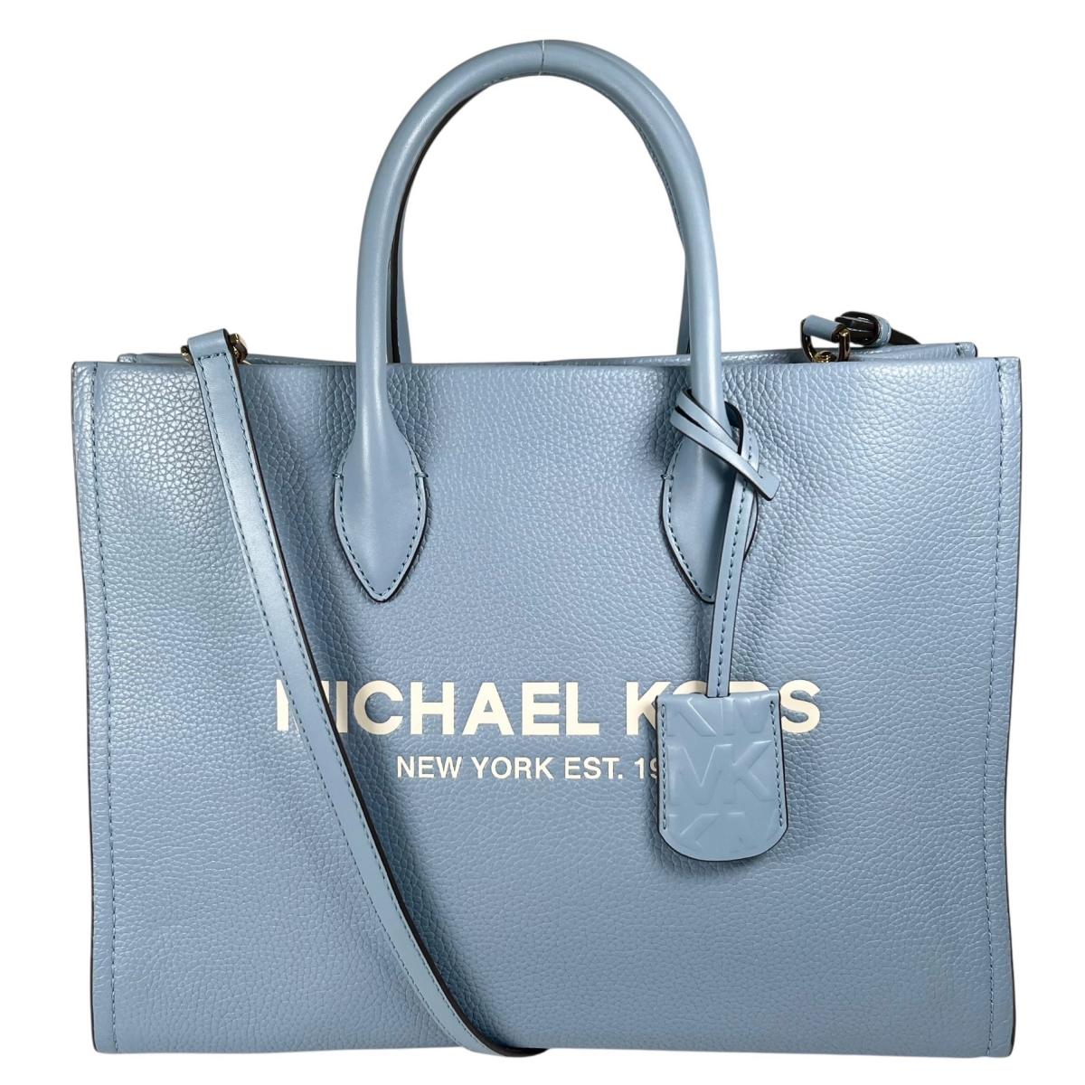 マイケルコース Michael Kors ハンドバッグ
 2WAYバッグ ショルダーバッグ 牛革 35S2G7ZT7L ライトブルー 【中古】