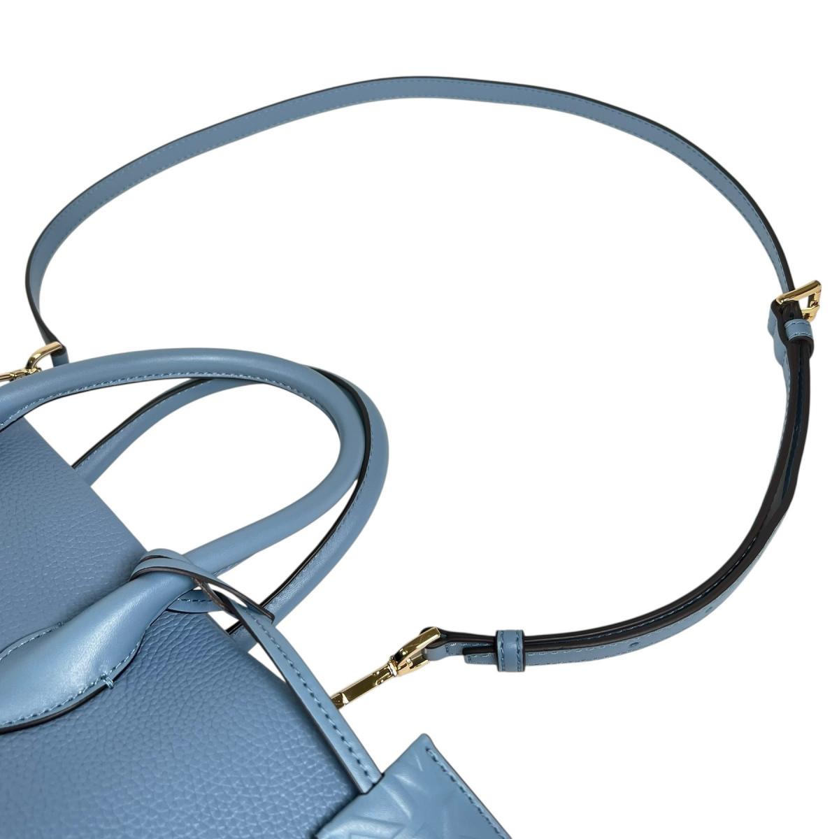 マイケルコース Michael Kors ハンドバッグ
 2WAYバッグ ショルダーバッグ 牛革 35S2G7ZT7L ライトブルー 【中古】