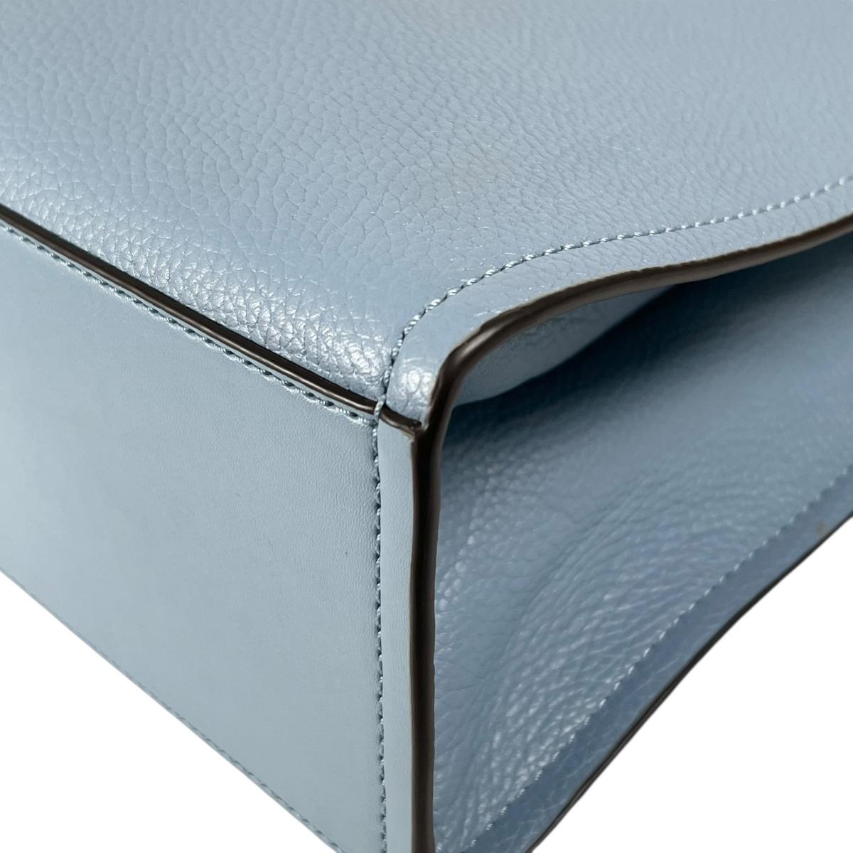 マイケルコース Michael Kors ハンドバッグ
 2WAYバッグ ショルダーバッグ 牛革 35S2G7ZT7L ライトブルー 【中古】