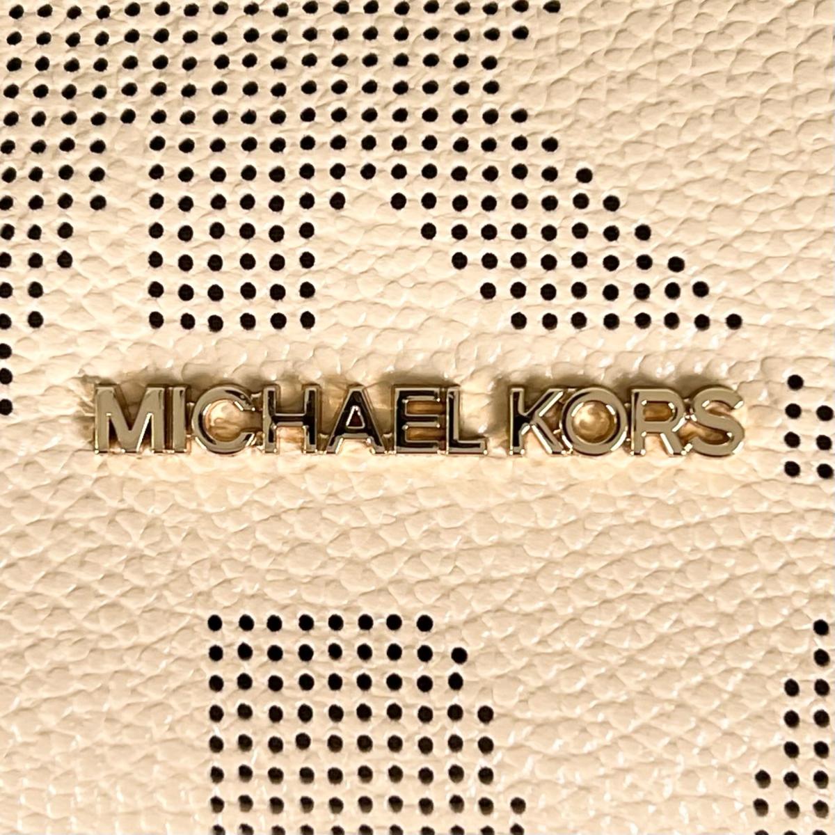 マイケルコース Michael Kors トートバッグ
 トートバッグ 大容量 Joan Slouchy レザー 35T1GV9L3L ベージュ 【SS】
 【中古】