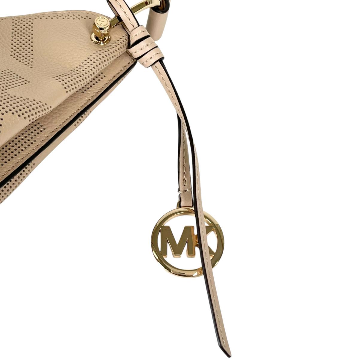 マイケルコース Michael Kors トートバッグ
 トートバッグ 大容量 Joan Slouchy レザー 35T1GV9L3L ベージュ 【SS】
 【中古】