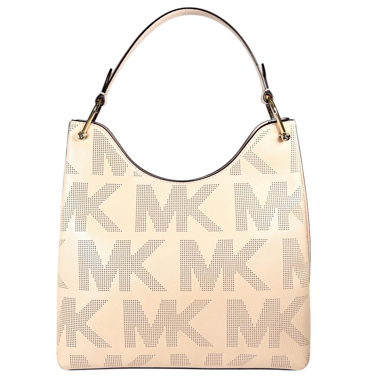 マイケルコース Michael Kors トートバッグ
 トートバッグ 大容量 Joan Slouchy レザー 35T1GV9L3L ベージュ 【SS】
 【中古】