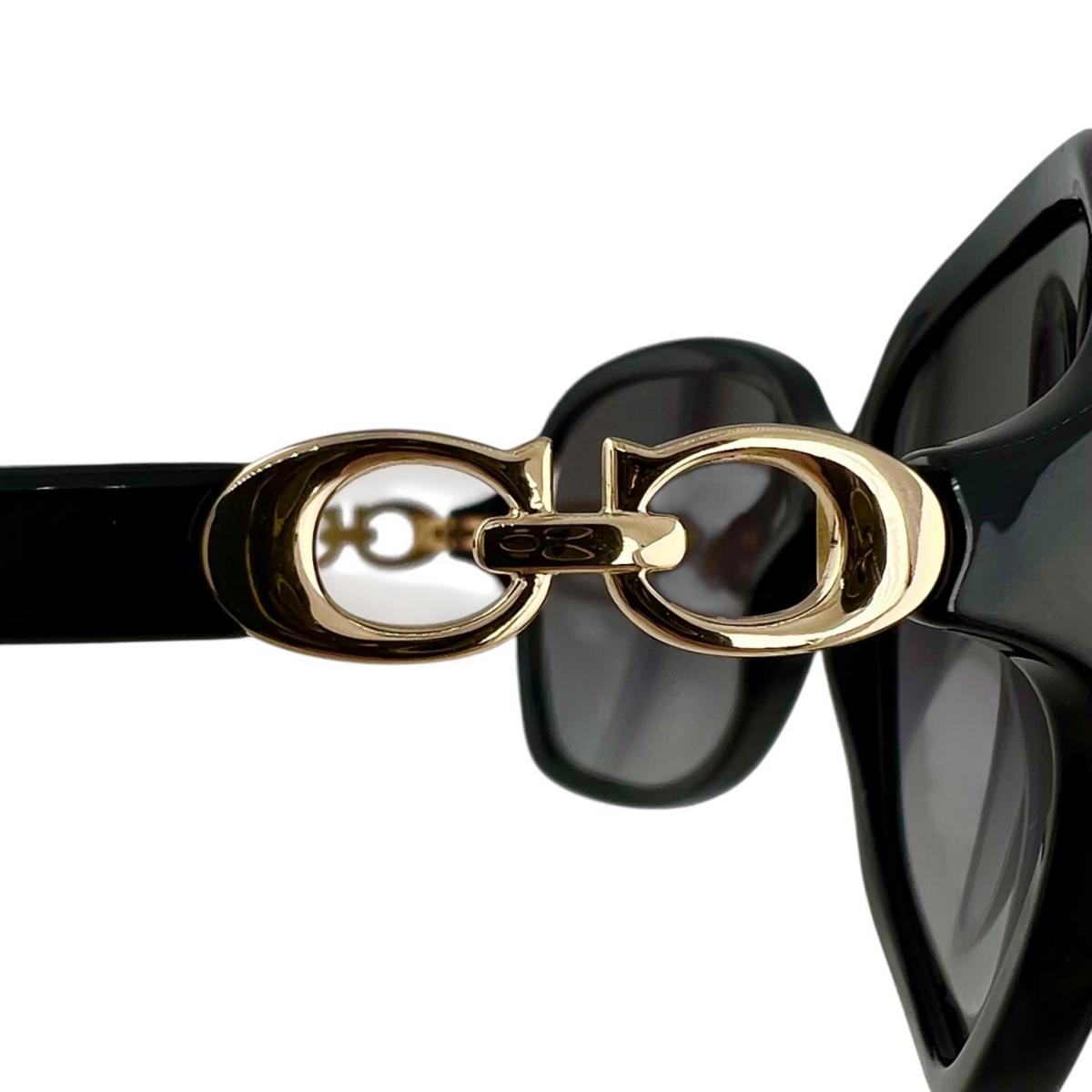 コーチ COACH サングラス
 サングラス グラデーションレンズ HC8145 プラスチック ブラック 【SS】
 【中古】