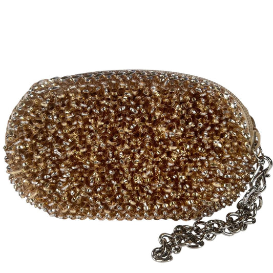 アンテプリマ ANTEPRIMA ポーチ
 ワイヤー 化粧ポーチ ワイヤー シャンパンゴールド 【SS】
 【中古】