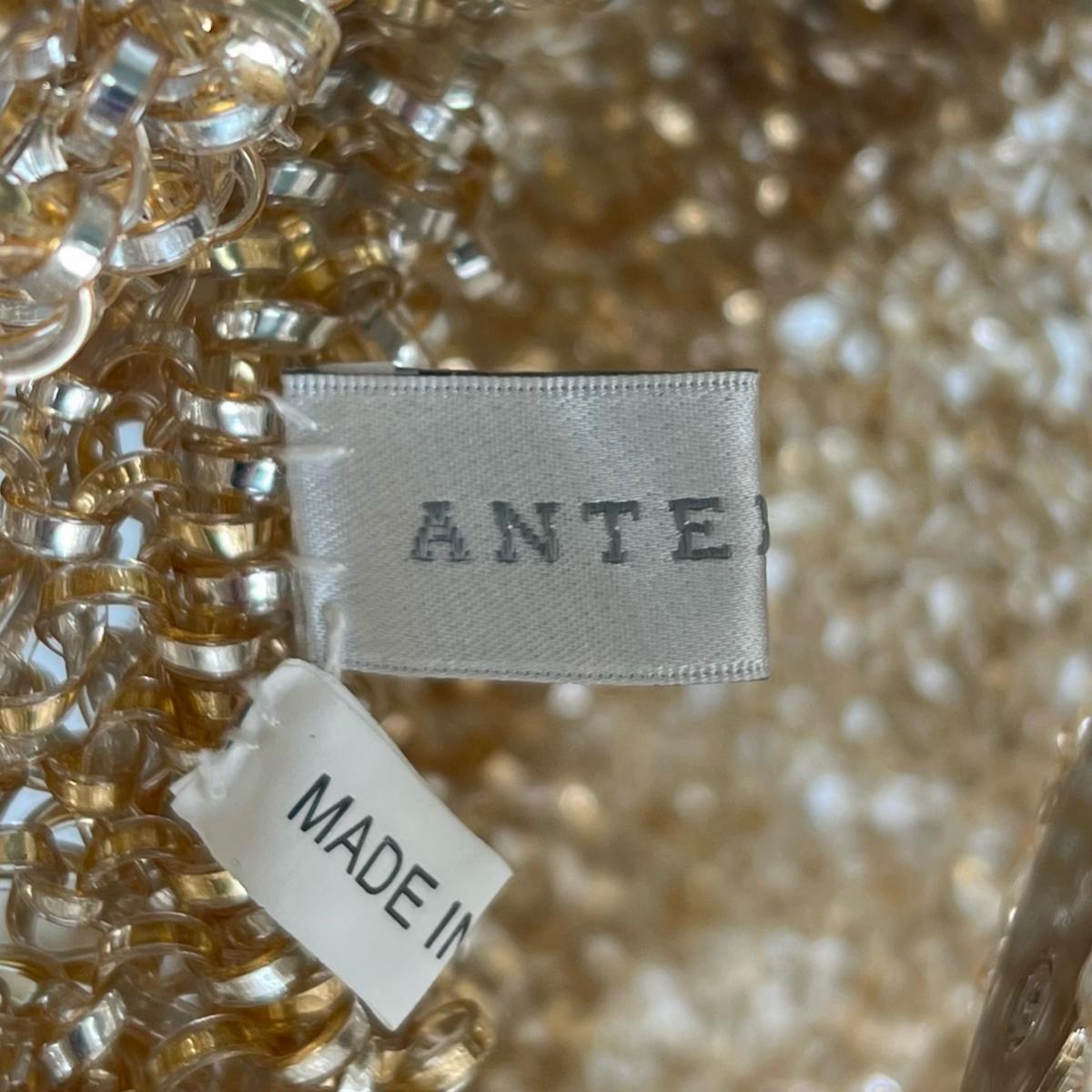 アンテプリマ ANTEPRIMA ハンドバッグ
 ワイヤーバッグ パーティー ワイヤー シャンパンゴールド 【SS】
 【中古】