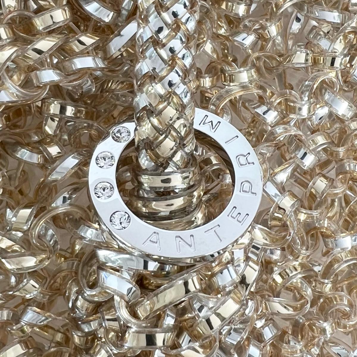 アンテプリマ ANTEPRIMA ハンドバッグ
 ワイヤーバッグ パーティー ワイヤー シャンパンゴールド 【SS】
 【中古】