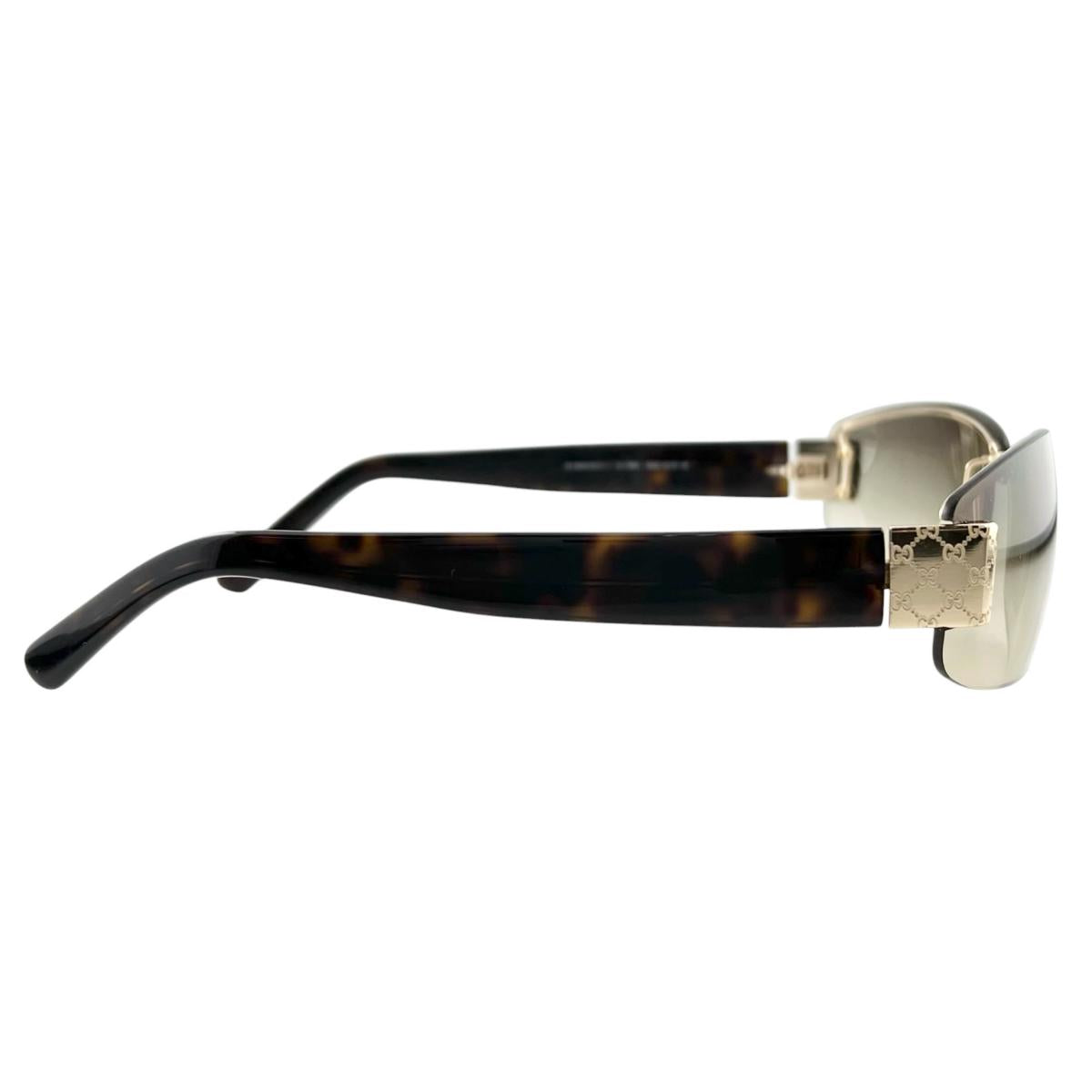グッチ GUCCI サングラス
 スクエア 60□16 125 NQ3IS プラスチック GG1799/S ブラウン 【SS】
 【中古】