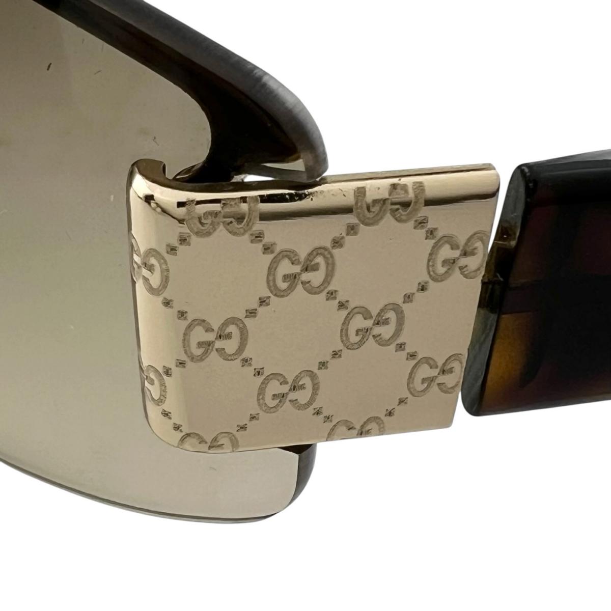 グッチ GUCCI サングラス
 スクエア 60□16 125 NQ3IS プラスチック GG1799/S ブラウン 【SS】
 【中古】