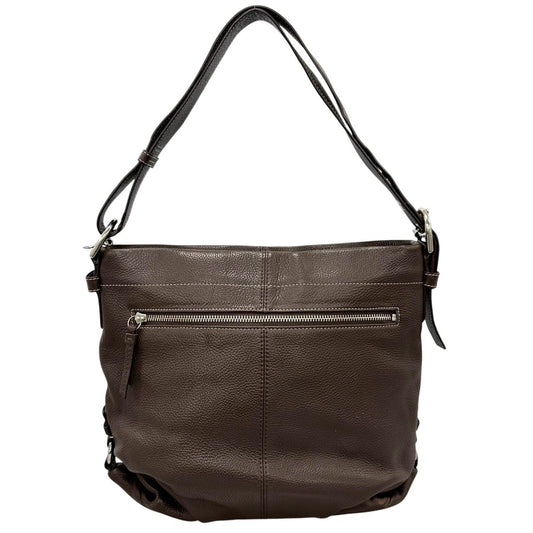 コーチ COACH ハンドバッグ
 ショルダーバッグ レザ－ F15064 レザー F1060 ブラウン 【SS】
 【中古】