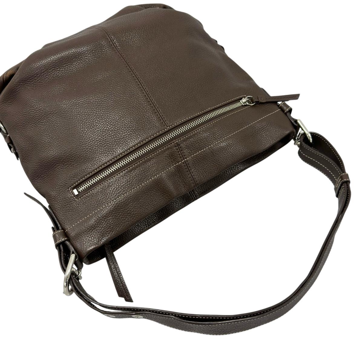 コーチ COACH ハンドバッグ
 ショルダーバッグ レザ－ F15064 レザー F1060 ブラウン 【SS】
 【中古】