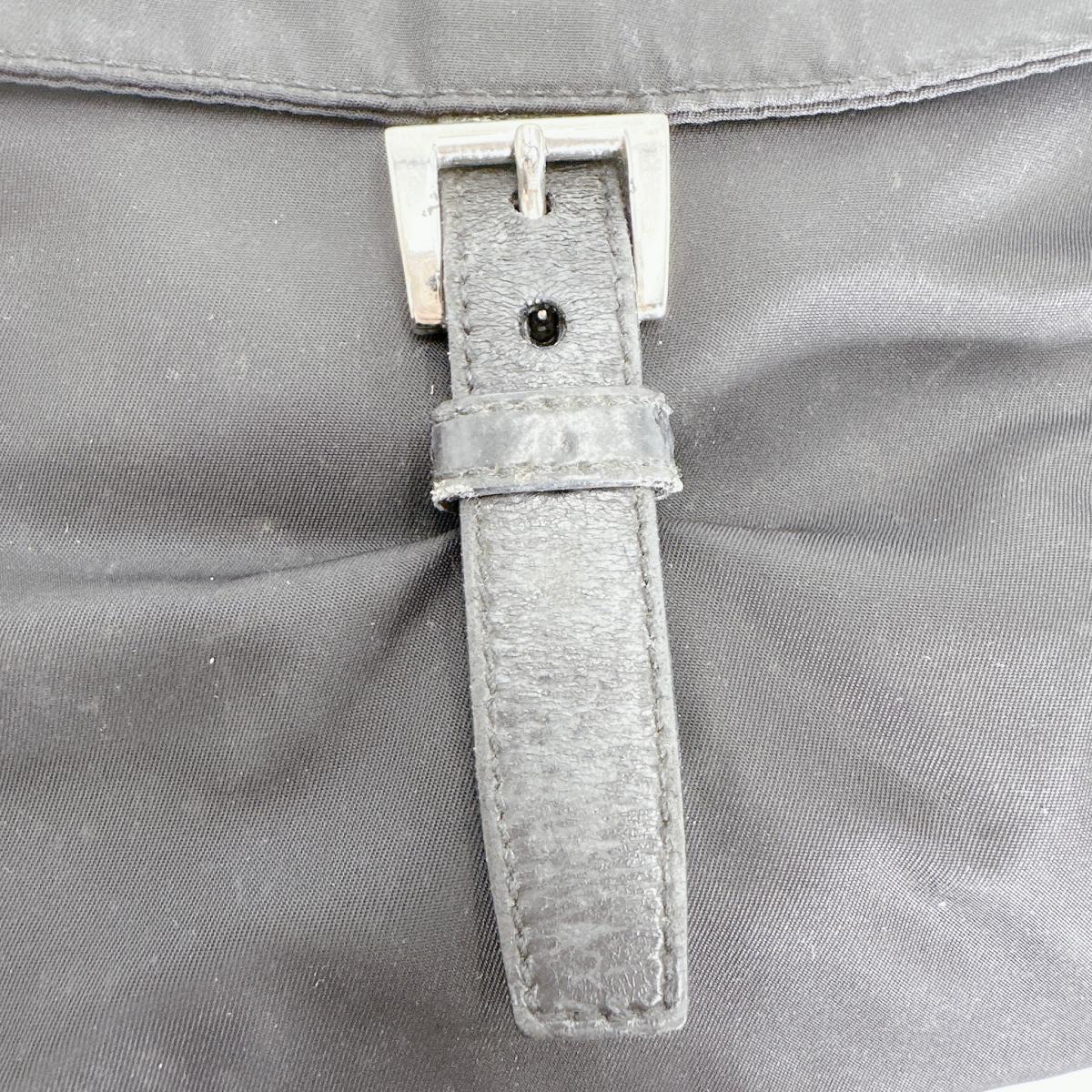 プラダ PRADA ショルダーバッグ
 クロスボディバック Re-Nylon 三角ロゴ ナイロン ブラック 【SS】
 【中古】