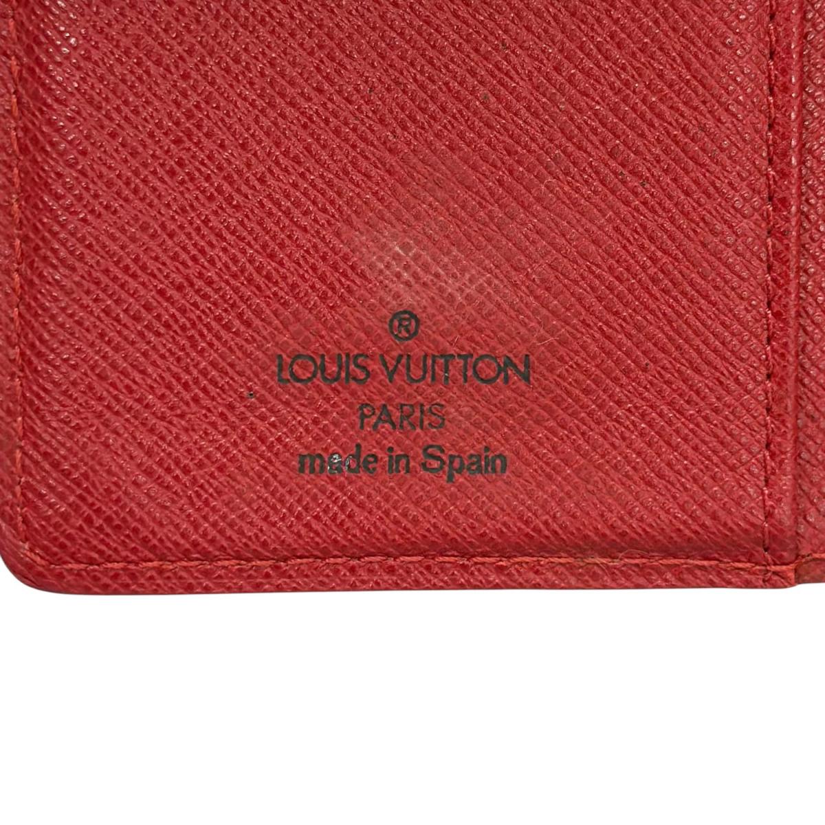 ルイヴィトン LOUIS VUITTON 手帳カバー
 アジェンダPM システム手帳カバー エピ 6穴 エピレザー R2005E レッド LV
 【SS】
 【中古】