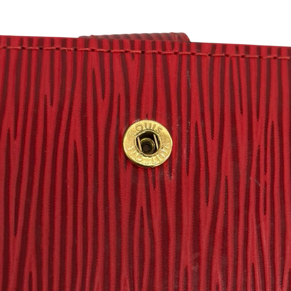 ルイヴィトン LOUIS VUITTON 手帳カバー
 アジェンダPM システム手帳カバー エピ 6穴 エピレザー R2005E レッド LV
 【SS】
 【中古】
