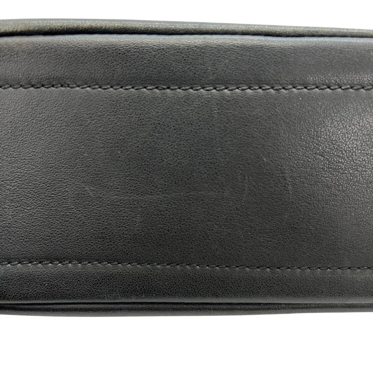 コーチ COACH ショルダーバッグ
 カーフ オールドコーチ ヴィンテージ レザー 9828 ブラック 【SS】
 【中古】