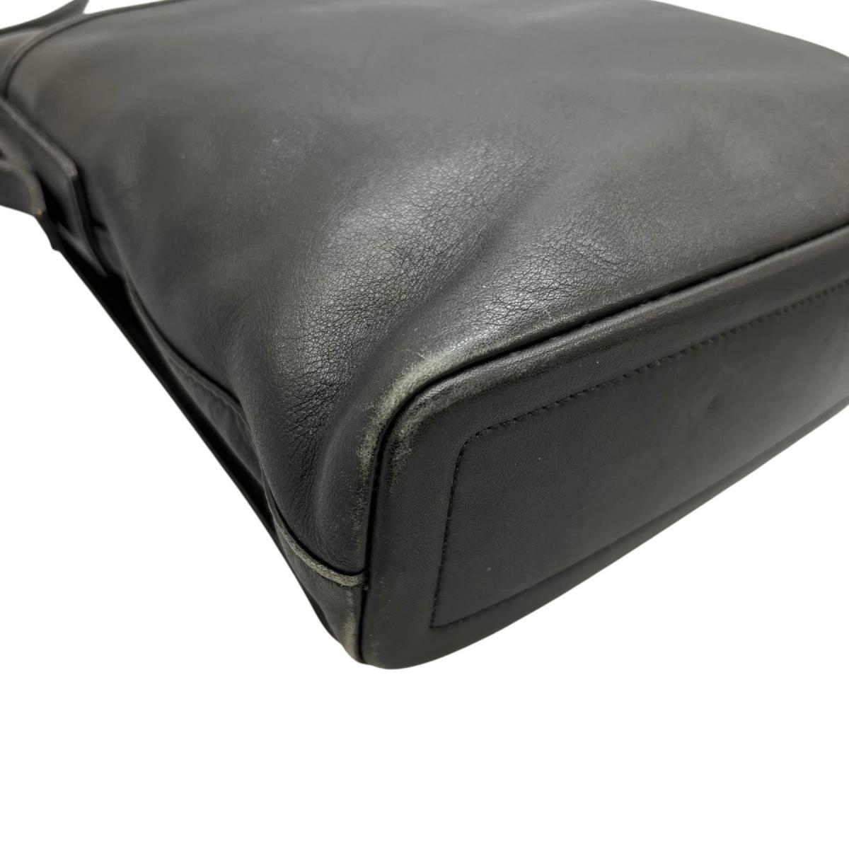 コーチ COACH ショルダーバッグ
 カーフ オールドコーチ ヴィンテージ レザー 9828 ブラック 【SS】
 【中古】