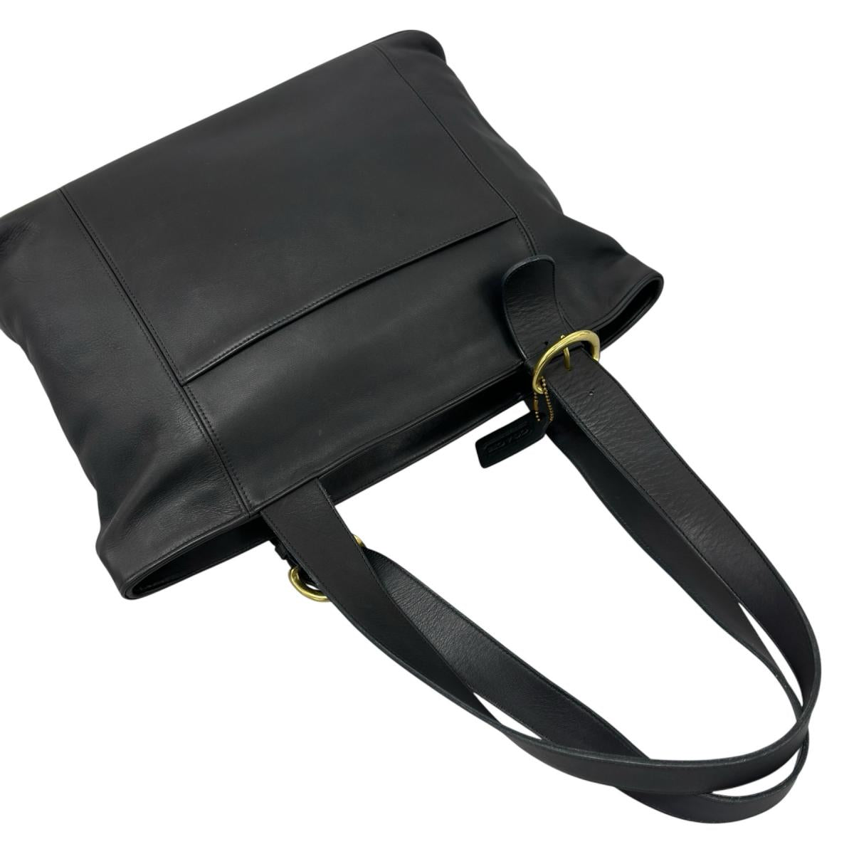 コーチ COACH ハンドバッグ
 ショルダーバッグ オールドコーチ 4155 レザー G6C ブラック 【SS】
 【中古】