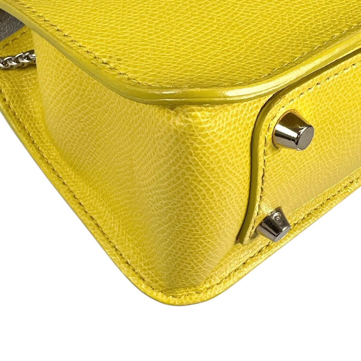フルラ Furla ショルダーバッグ
 チェーンショルダーバッグ ゴールド金具 メトロポリス レザー イエロー 【SS】
 【中古】