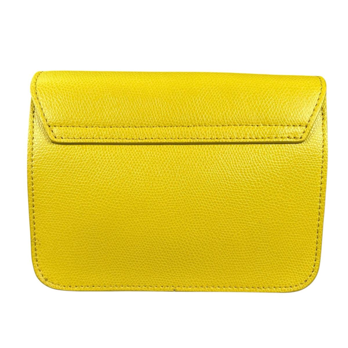 フルラ Furla ショルダーバッグ
 チェーンショルダーバッグ ゴールド金具 メトロポリス レザー イエロー 【SS】
 【中古】