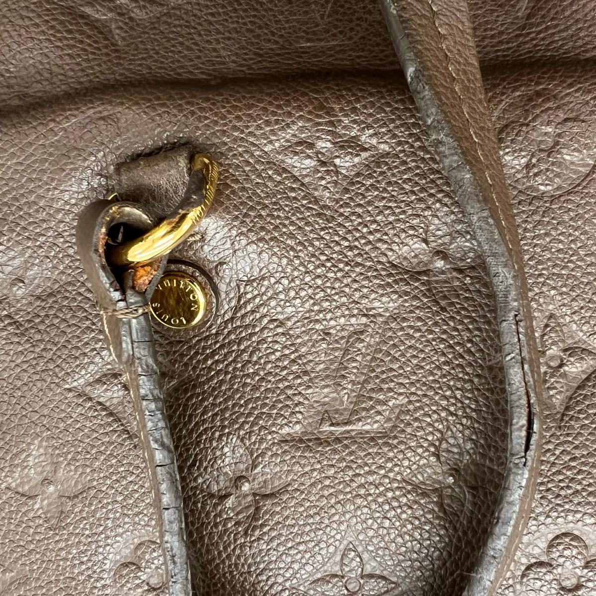 ルイヴィトン LOUIS VUITTON ハンドバッグ
 2wayショルダーバッグ テール ルミニューズPM モノグラムアンプラント M94170 ブラウン LV
 【SS】
 【中古】