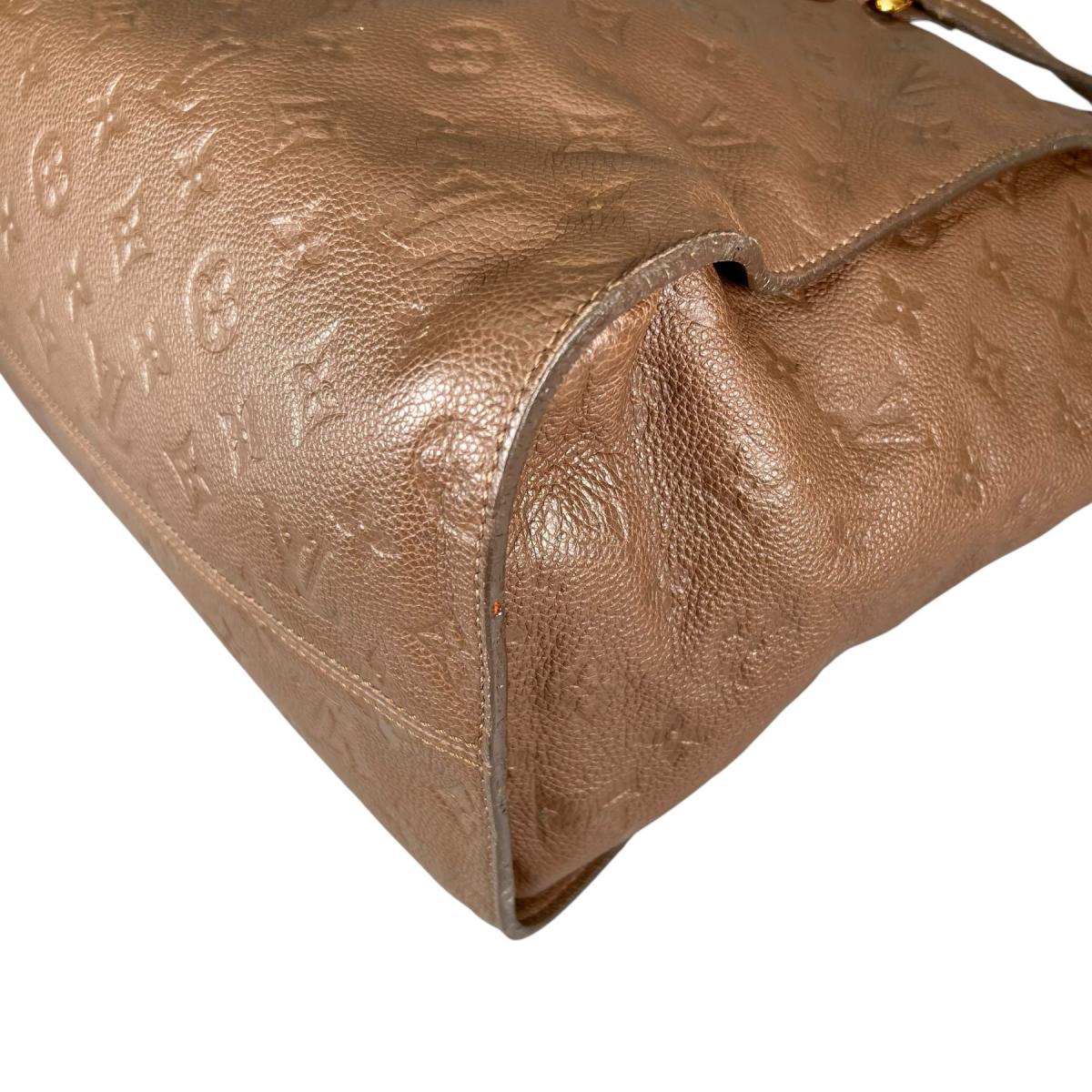 ルイヴィトン LOUIS VUITTON ハンドバッグ
 2wayショルダーバッグ テール ルミニューズPM モノグラムアンプラント M94170 ブラウン LV
 【SS】
 【中古】