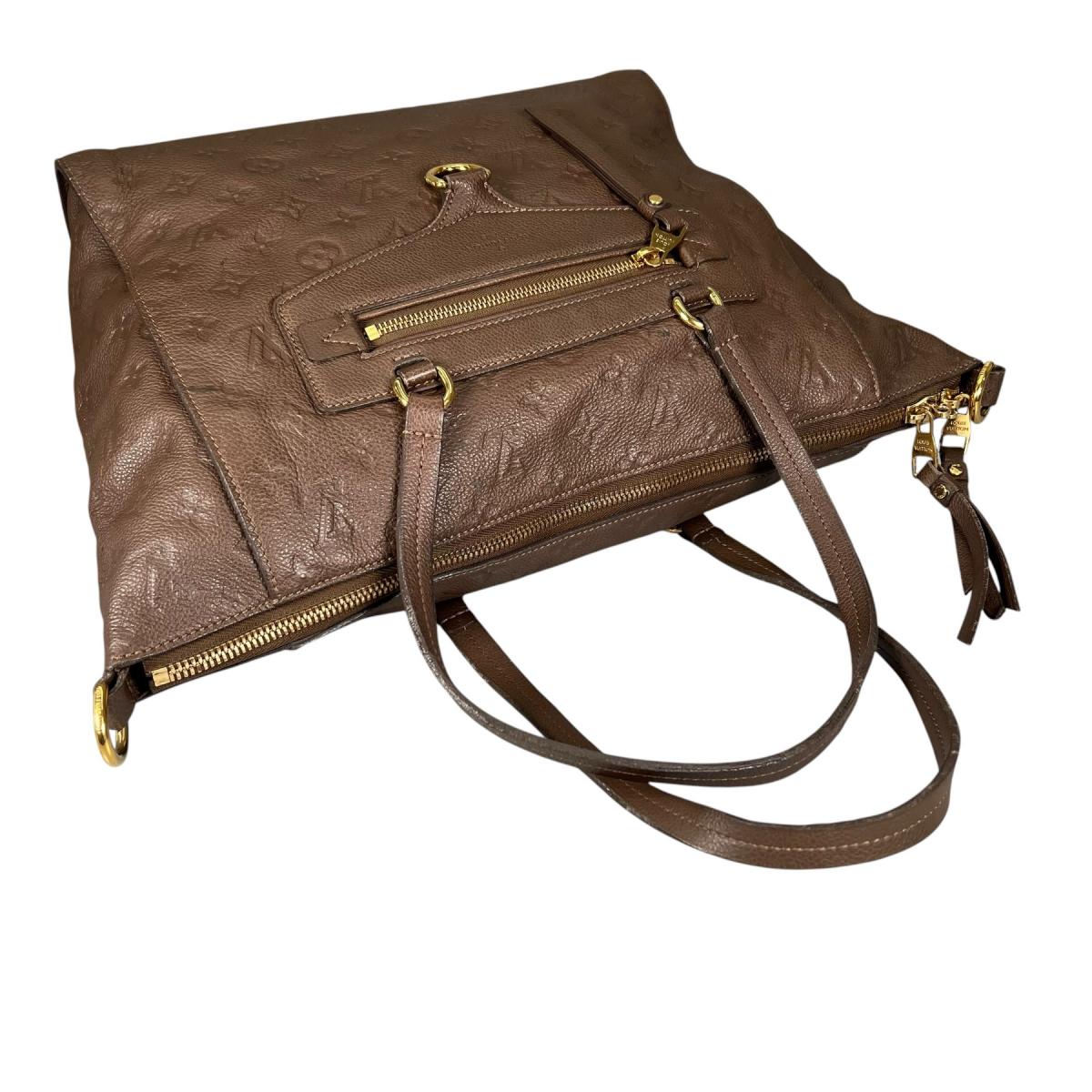 ルイヴィトン LOUIS VUITTON ハンドバッグ
 2wayショルダーバッグ テール ルミニューズPM モノグラムアンプラント M94170 ブラウン LV
 【SS】
 【中古】