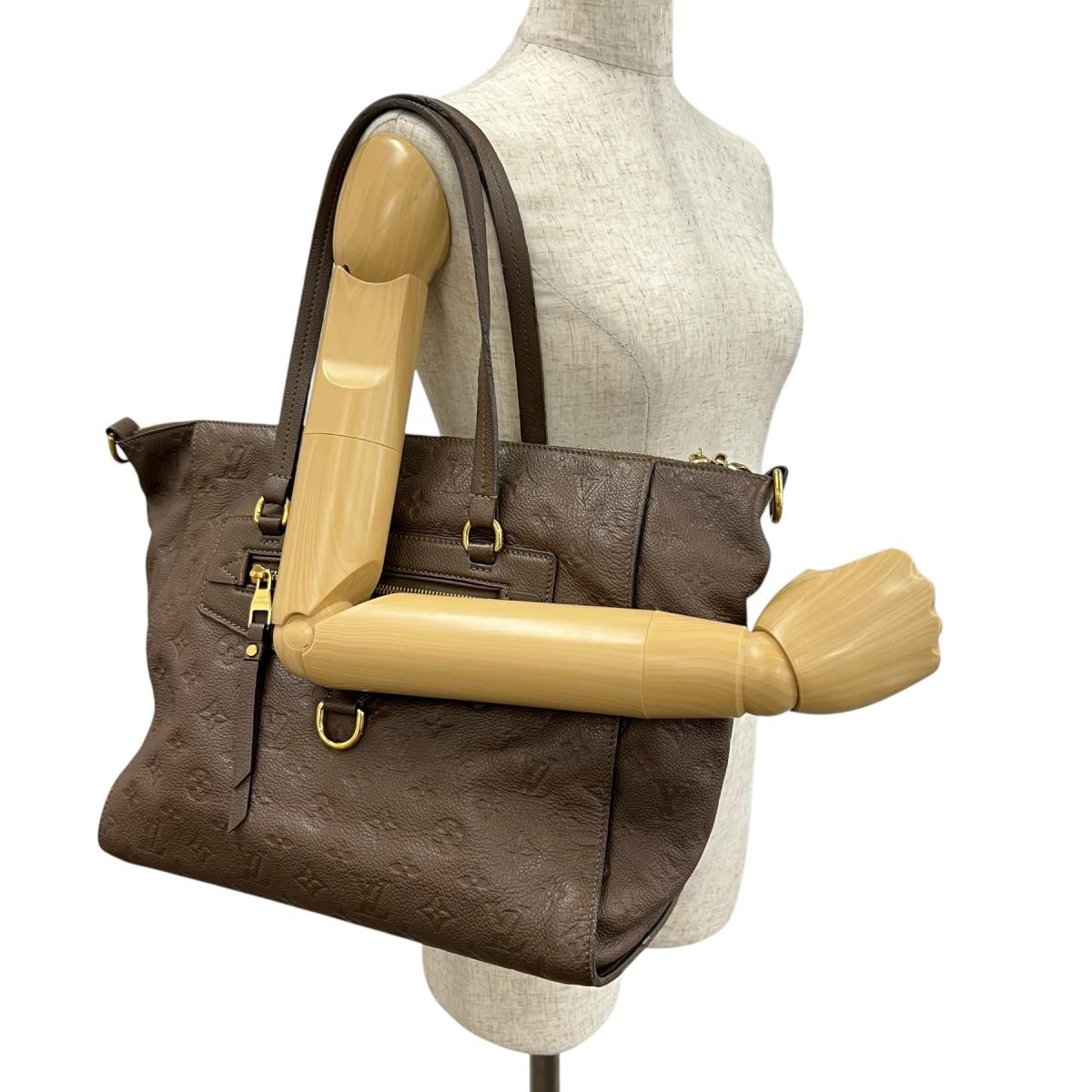ルイヴィトン LOUIS VUITTON ハンドバッグ
 2wayショルダーバッグ テール ルミニューズPM モノグラムアンプラント M94170 ブラウン LV
 【SS】
 【中古】