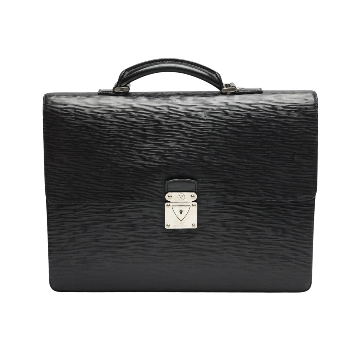 ルイヴィトン LOUIS VUITTON ビジネスバッグ
 紳士用書類カバン エピ ロブスト エピレザー M54532 ブラック LV
 【SS】
 【中古】
