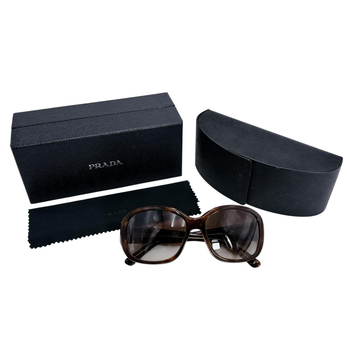 プラダ PRADA サングラス
 サングラス 135 3N 58□16 BF4-6S1 プラスチック SPR31N-A ブラウン 【SS】
 【中古】