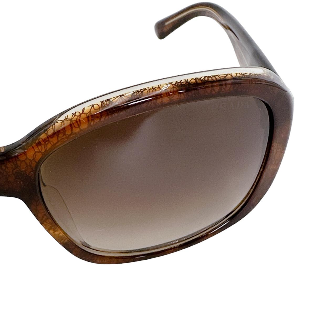 プラダ PRADA サングラス
 サングラス 135 3N 58□16 BF4-6S1 プラスチック SPR31N-A ブラウン 【SS】
 【中古】