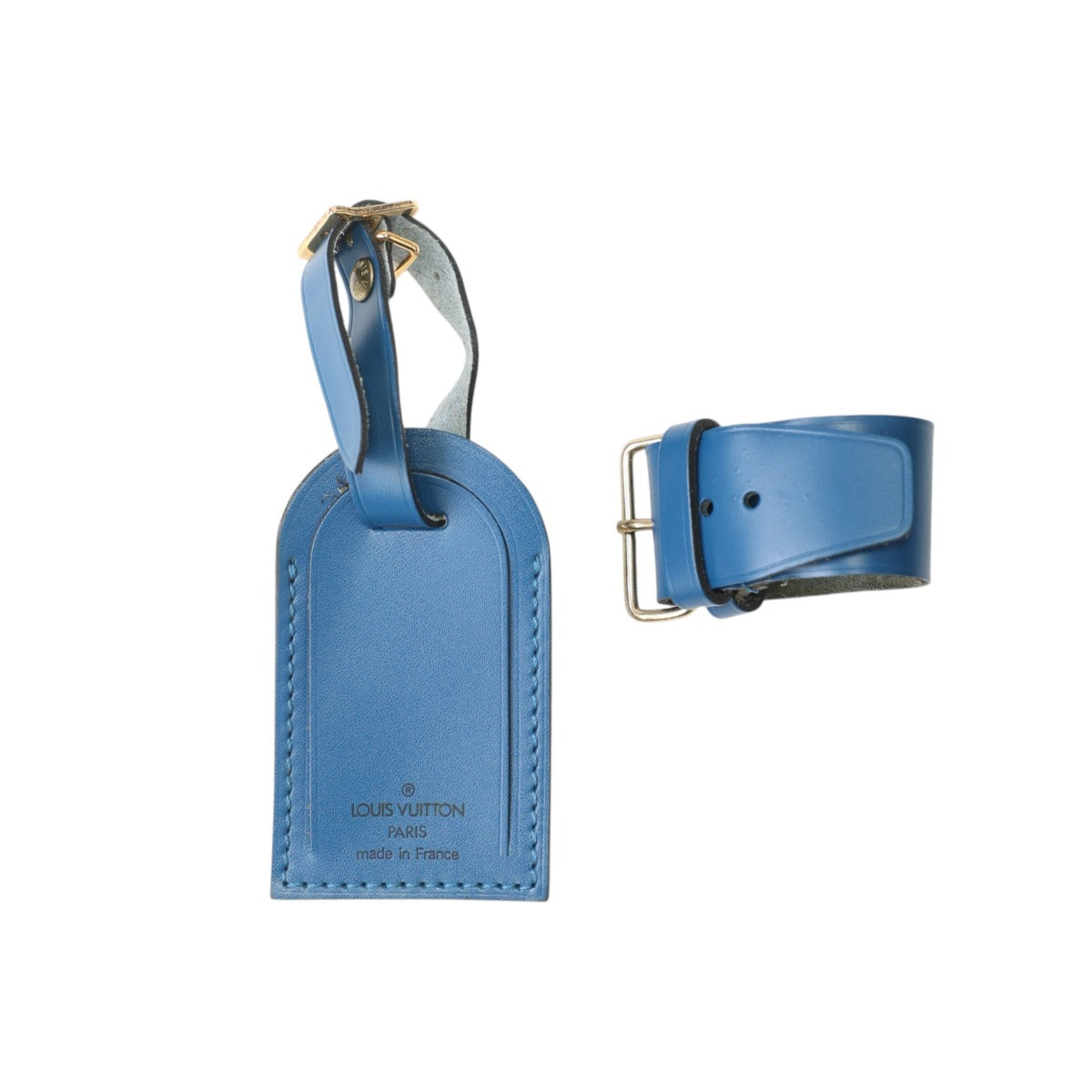 ルイヴィトン LOUIS VUITTON ボストンバッグ
 旅行かばん エピ キーポル45 エピレザー M42975 ブルー LV
 【SS】
 【中古】