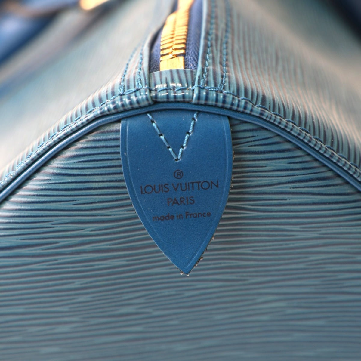ルイヴィトン LOUIS VUITTON ボストンバッグ
 旅行かばん エピ キーポル45 エピレザー M42975 ブルー LV
 【SS】
 【中古】
