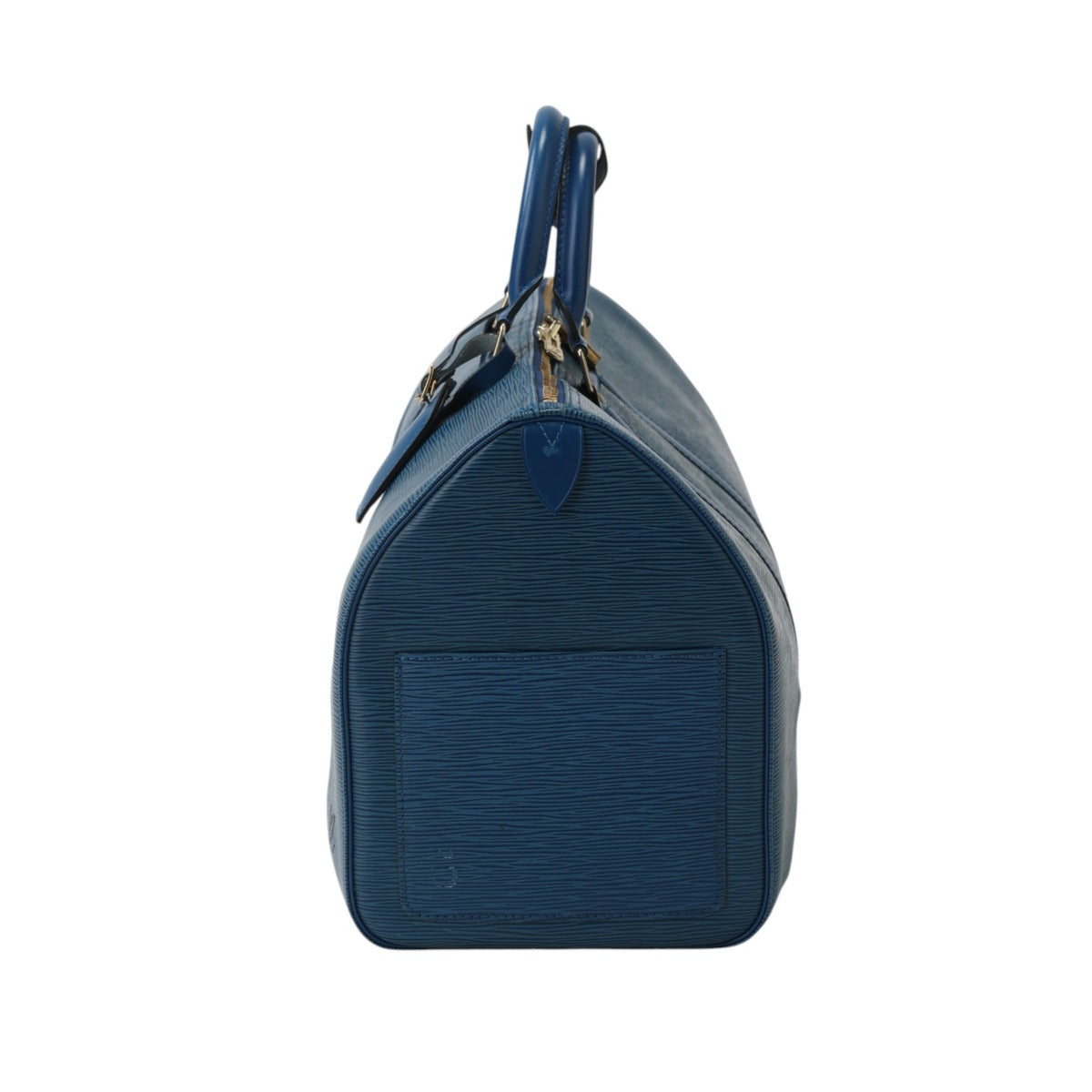 ルイヴィトン LOUIS VUITTON ボストンバッグ
 旅行かばん エピ キーポル45 エピレザー M42975 ブルー LV
 【SS】
 【中古】